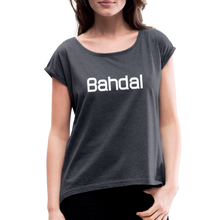 Load image into Gallery viewer, Women's Roll Cuff T-Shirt (Original) - navy heather