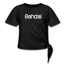 Load image into Gallery viewer, Women's Knotted T-Shirt (Original) - black