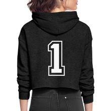 Load image into Gallery viewer, Women's Fashion Cropped Hoodie (Sports) - deep heather