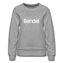 Load image into Gallery viewer, Women’s Premium Sweatshirt (Original) - heather grey