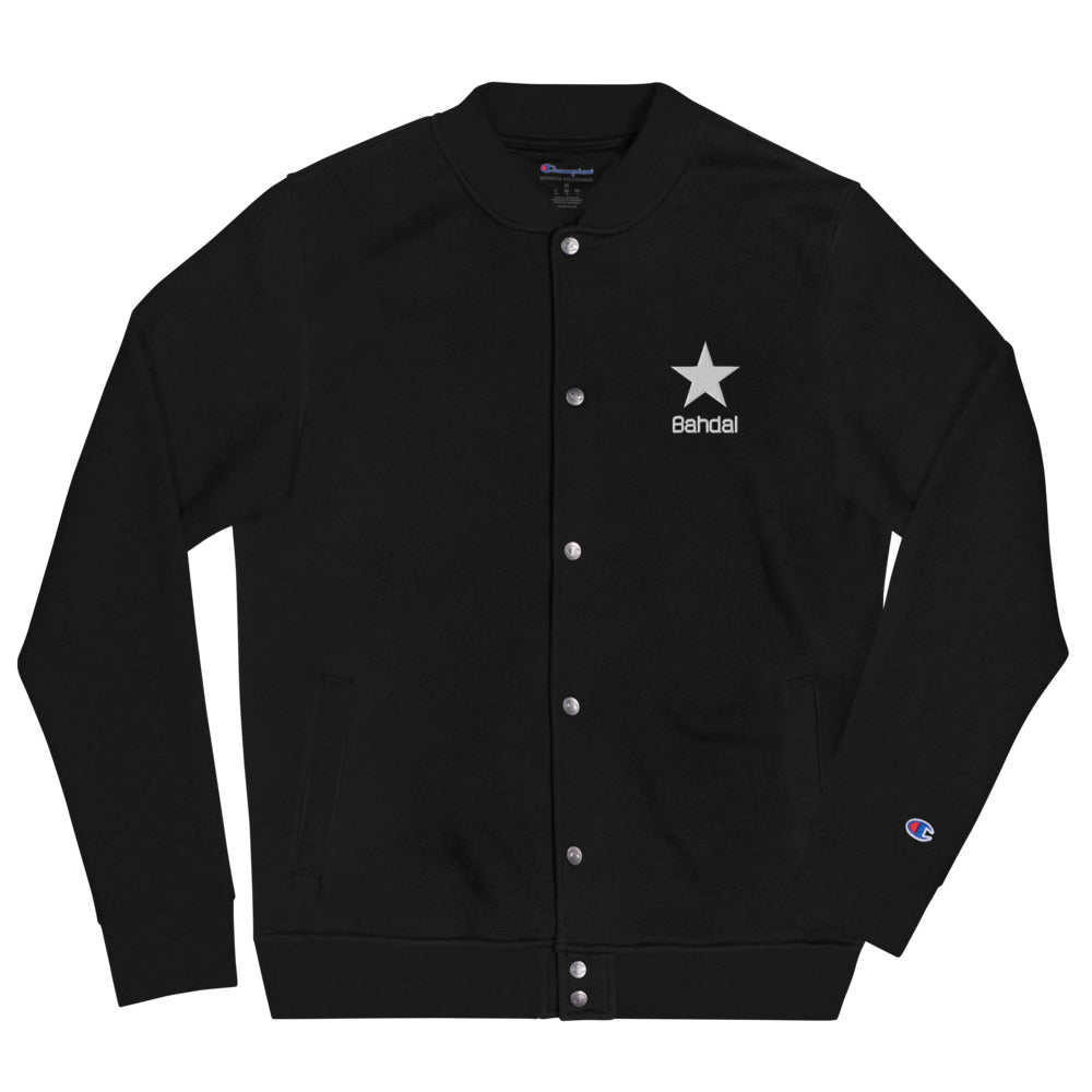 Men's Embroidered Champion Light Weight Bomber Jacket (Star)