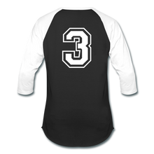 Load image into Gallery viewer, XY / XX - Unisex Baseball T-Shirt (Sports) - black/white
