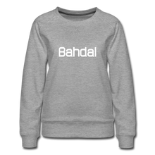Load image into Gallery viewer, Women’s Premium Sweatshirt (Original) - heather grey
